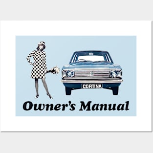 FORD CORTINA - owners manual Posters and Art